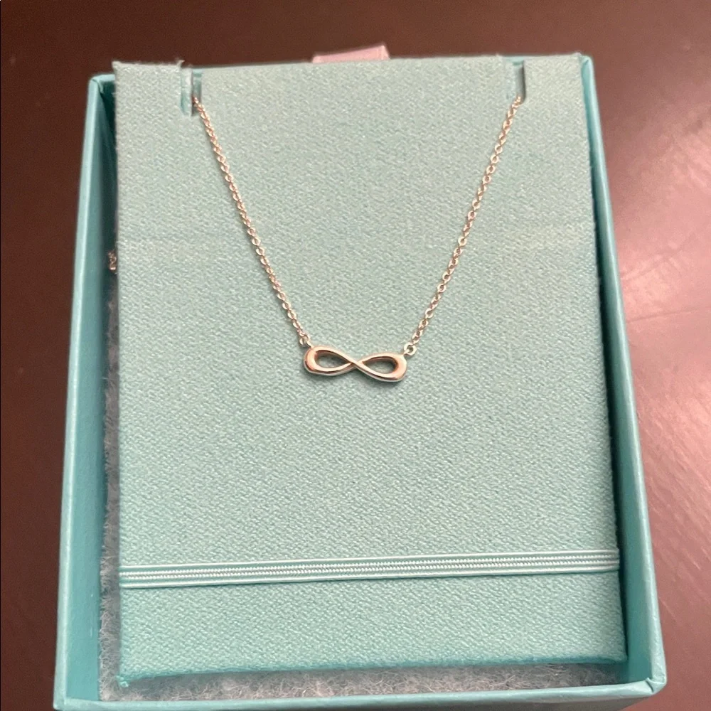 Tiffany & Co. Sterling Silver Infinity Necklace Set - Picture 2 of 9